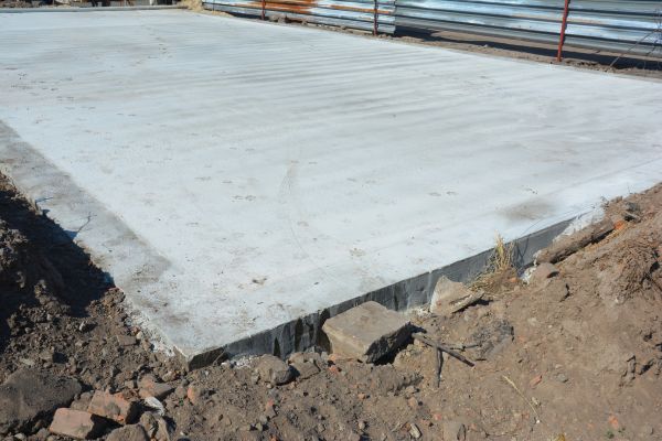 Shed Base Pouring