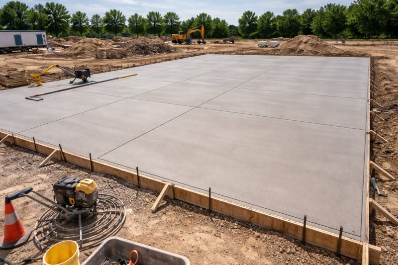 Commercial Slab Installation in West Des Moines, IA