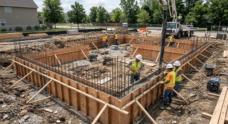 Foundation Construction in Fort Worth, TX